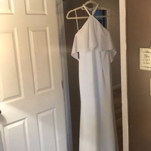 White Pearl Detail Gown